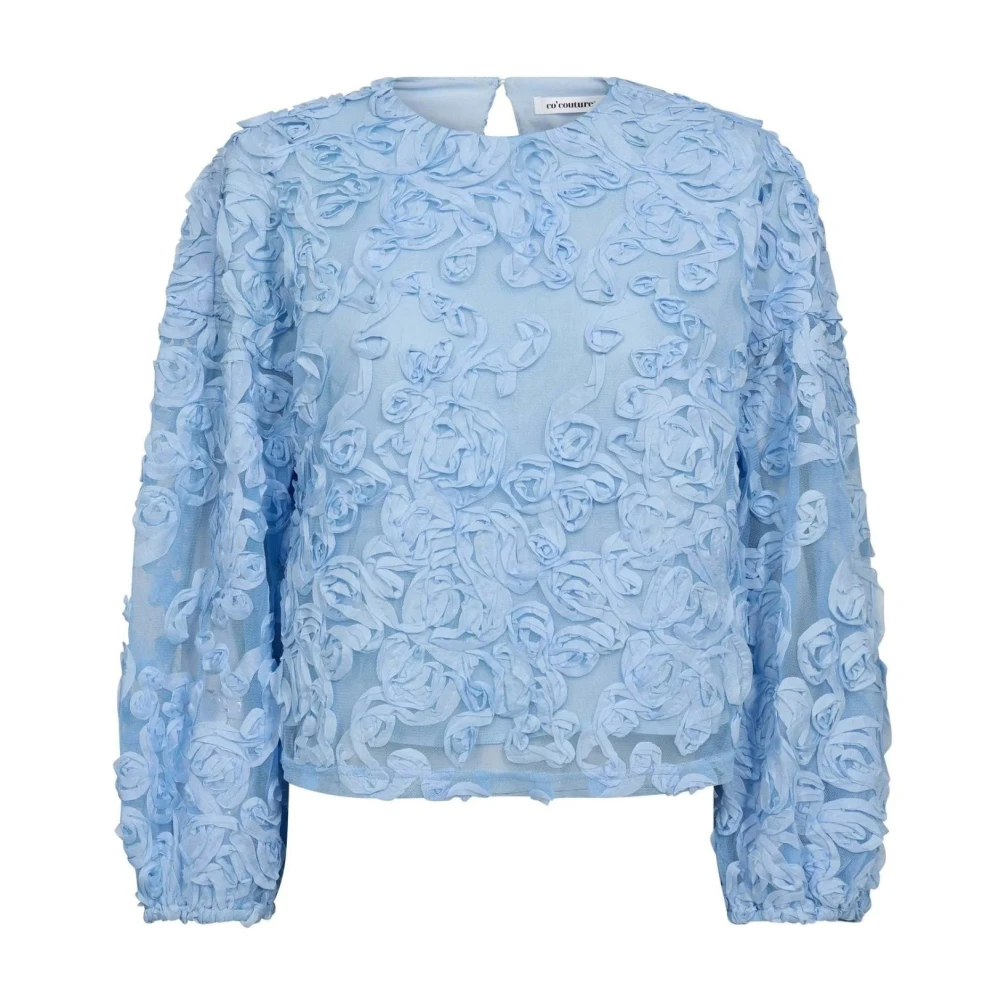 Co'couture Women's Blue Blouses, L, Blouses