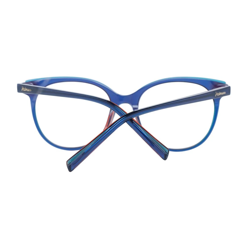 Ana Hickmann Blauwe Ronde Full-Rim Optische Monturen Blue Dames