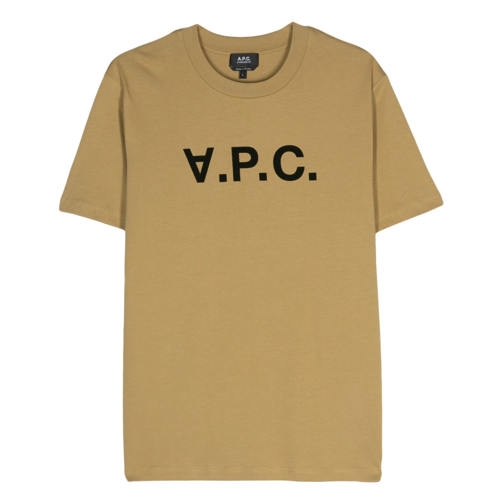 A.p.c. - Tops > T-Shirts - Beige - A.p.c. - Modalova