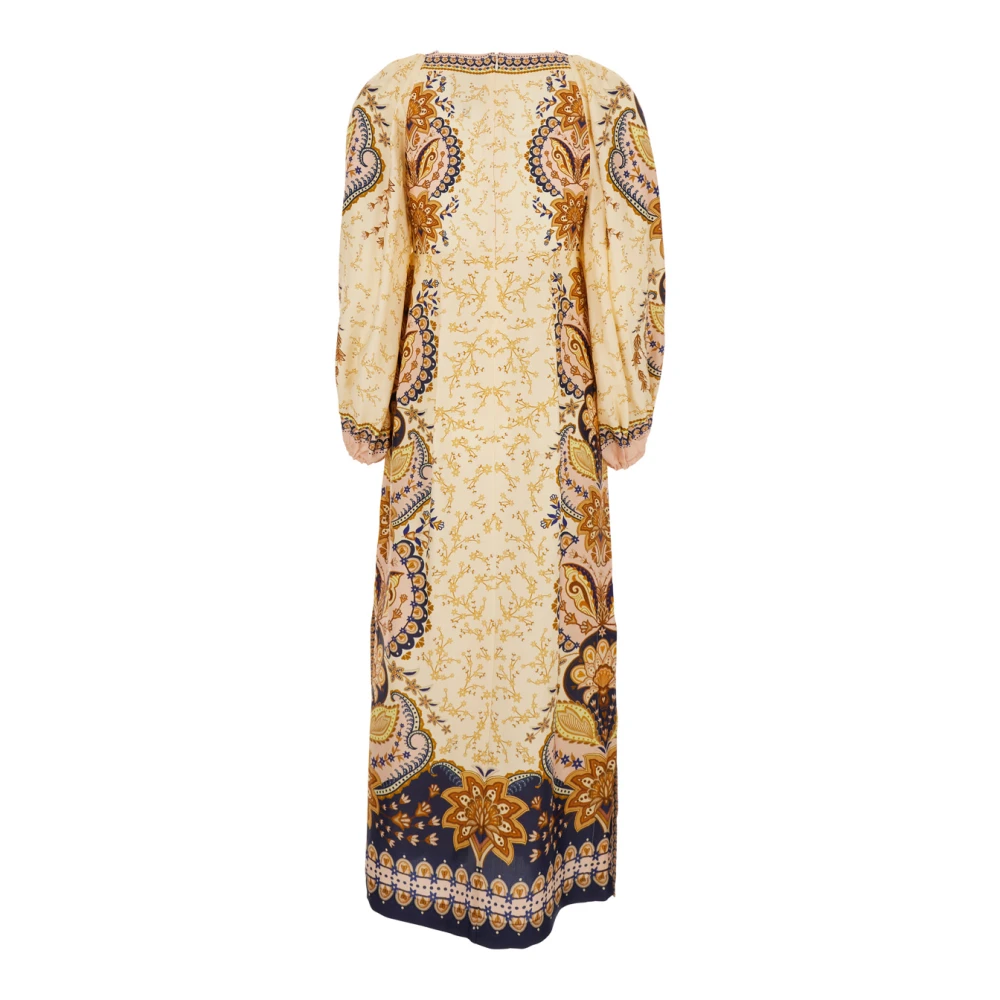 Farm Rio Boho Bloemen Lange Jurk Multicolor Dames