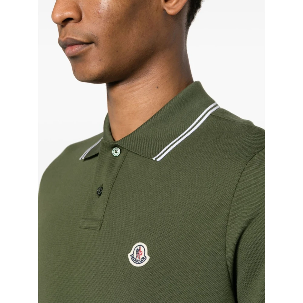 Moncler Stijlvolle Polo Shirt voor Mannen Green Heren