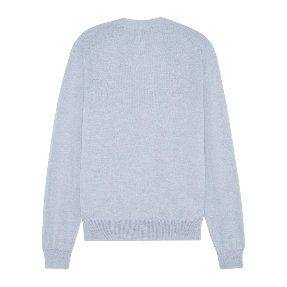 Maison Kitsuné Knitwear Blue Heren