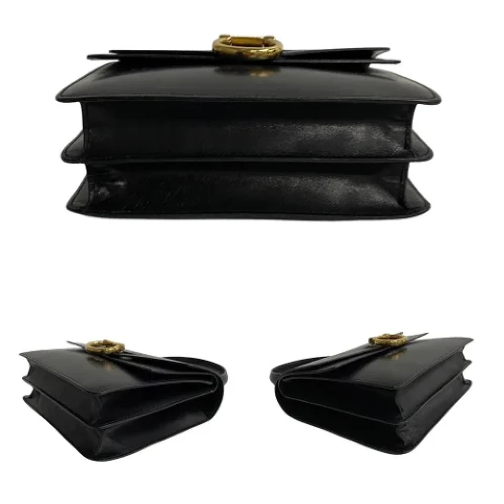 Celine Vintage Pre-owned Leather celine-bags Black Dames