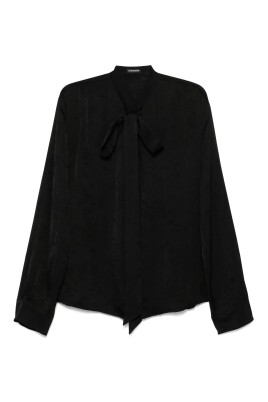 black-stand-collar-blouse-with-foulard