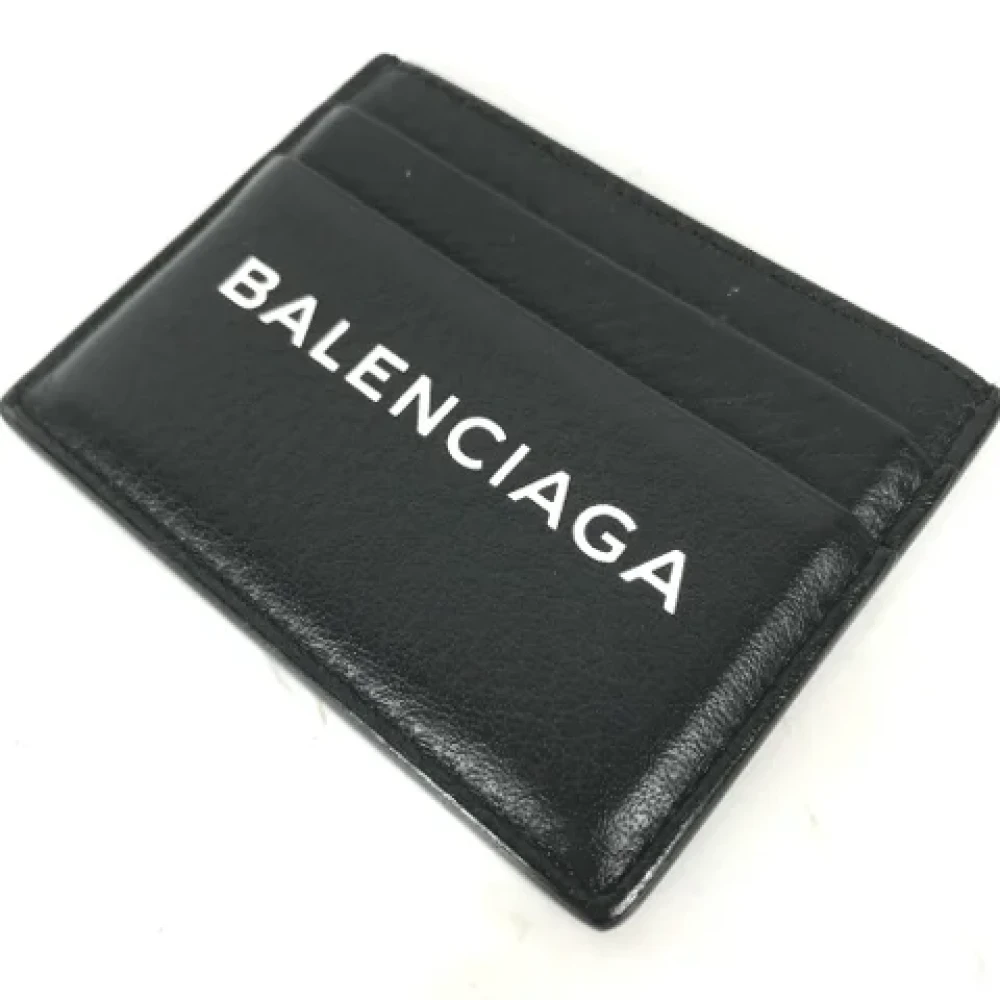 Balenciaga Vintage Pre-owned Leather wallets Black Dames