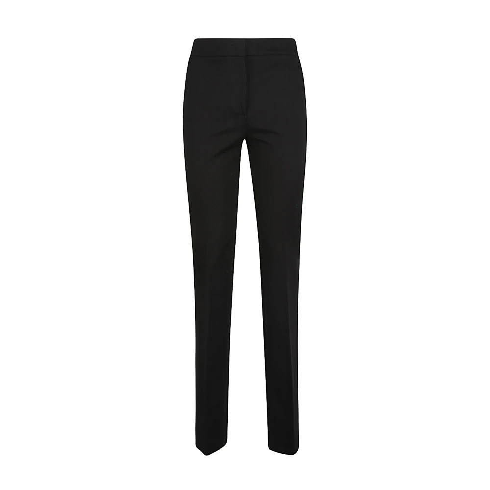 Via Masini 80 Zwarte Broek met Verborgen Sluiting Black Dames