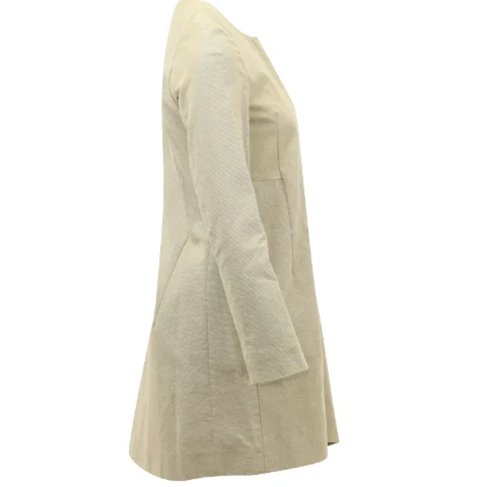 Marni Pre-owned Cotton outerwear Beige Dames
