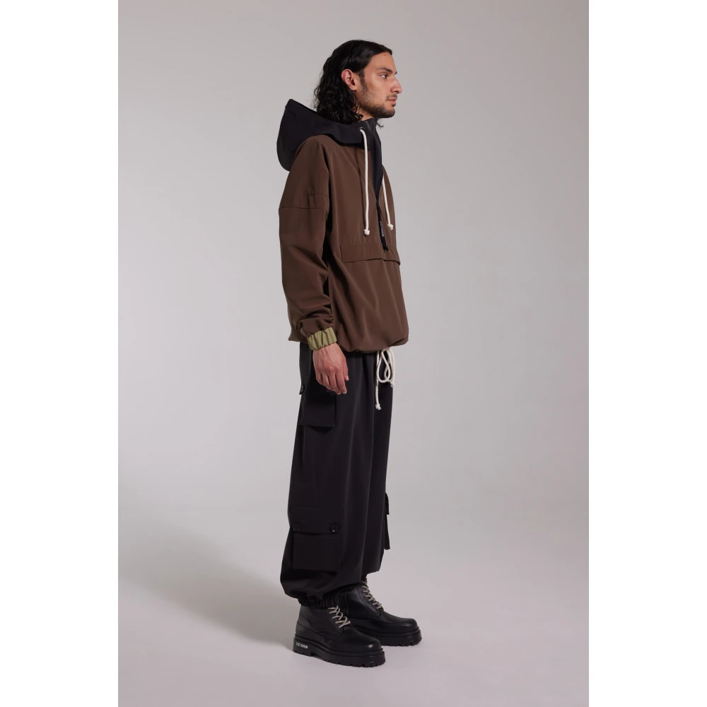Stutterheim Waterdichte Matte Anorak Jas Brown Heren