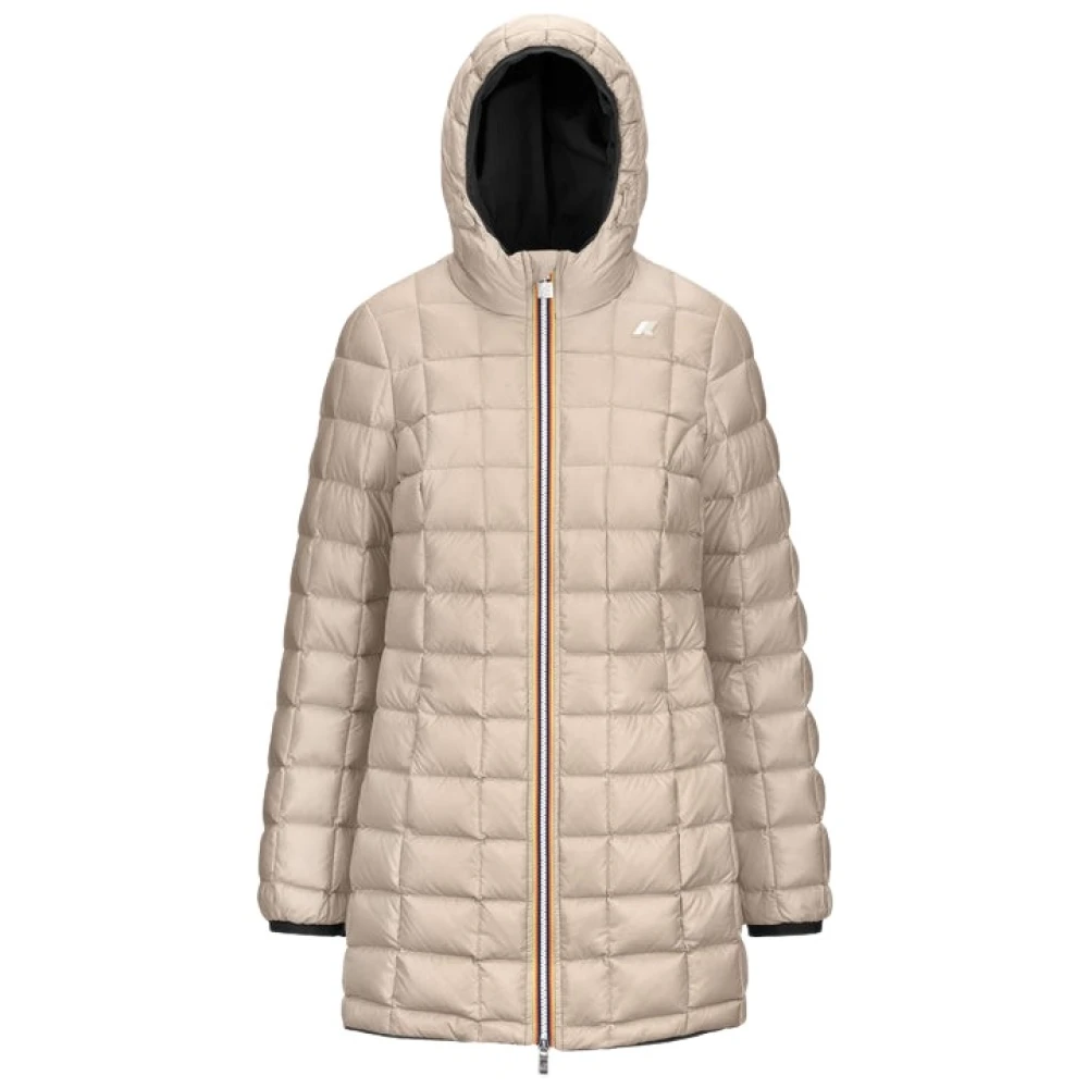 K-way Omkeerbare Thermojas voor Vrouwen Beige Dames