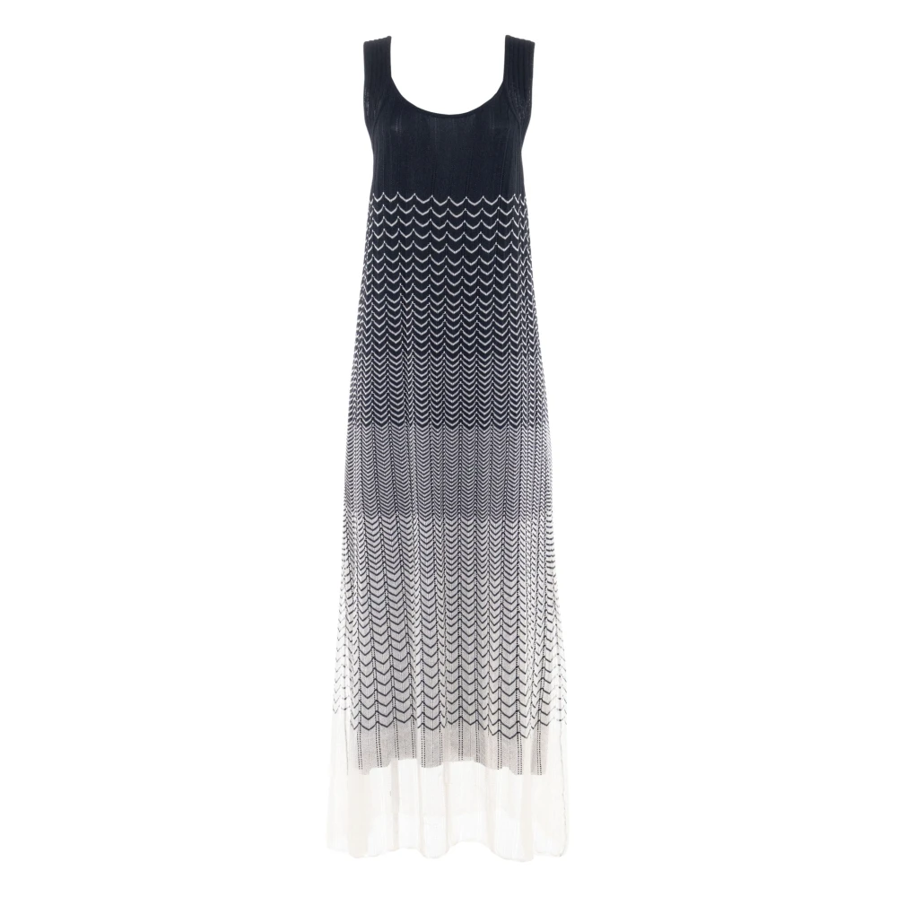 Nenette Vrouw Multicolor Kleedjes Dames, Veelkleurig, S, Trama Maxi Jurk