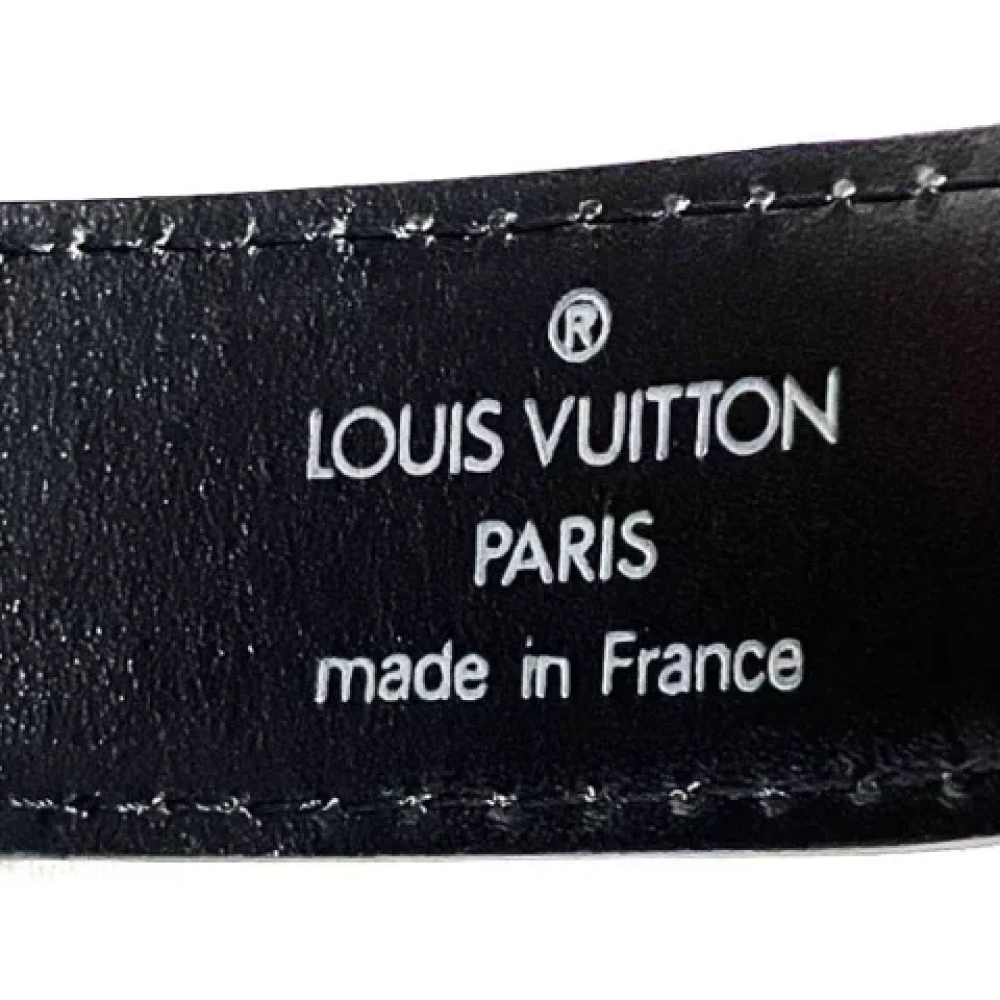 Louis Vuitton Vintage Pre-owned Leather belts Black Dames