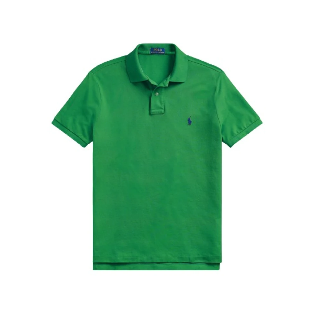 Polo Ralph Lauren Custom Fit Korte Mouw Polo Shirt Green Heren