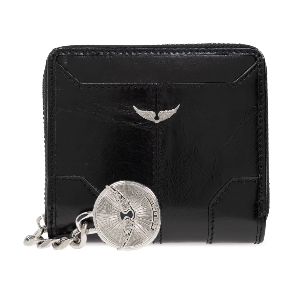 Zadig & Voltaire Portemonnee met logo Black Dames