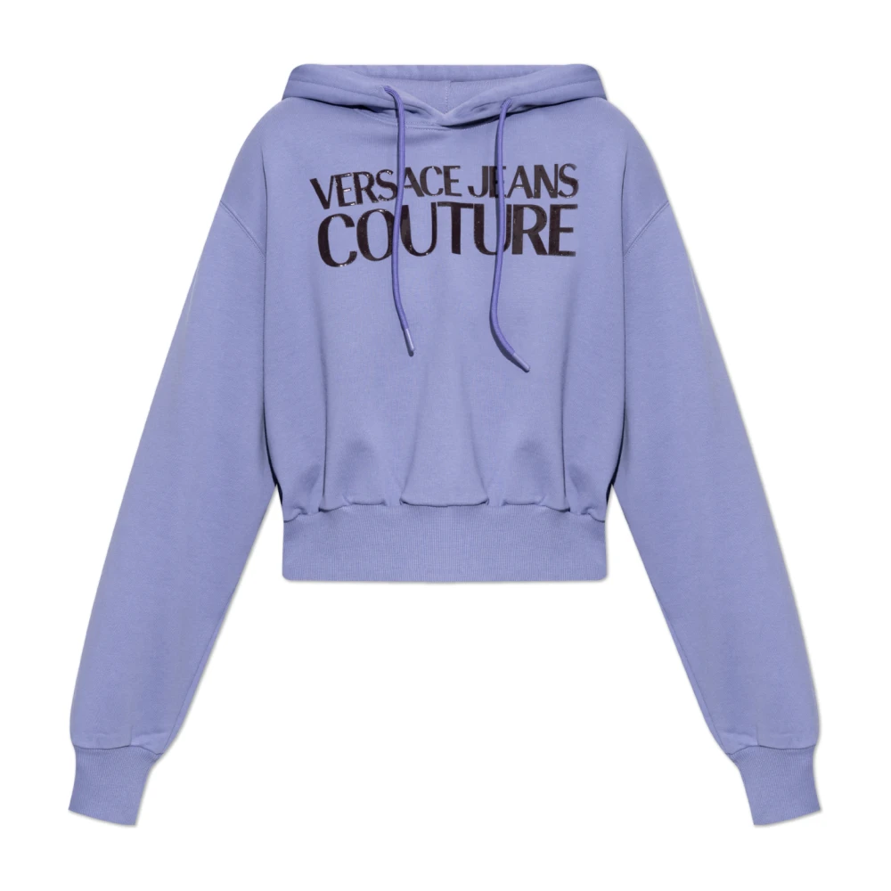 Versace Jeans Couture Hoodie Purple Dames
