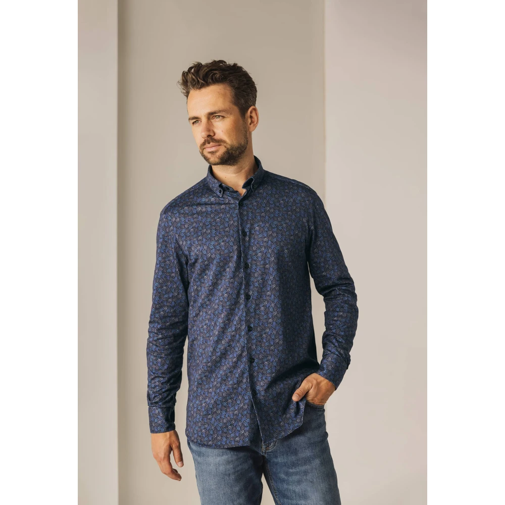State of Art Casual Overhemd Blue Heren