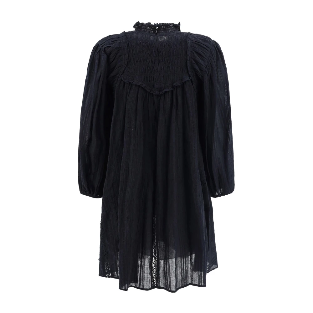 Isabel Marant Étoile Geperforeerd Bloemenmotief Jurk Black Dames