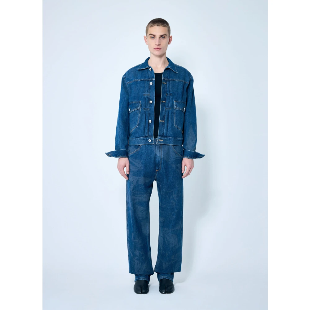 Vivienne Westwood Baggy Jeans met Grafisch Motief Blue Heren