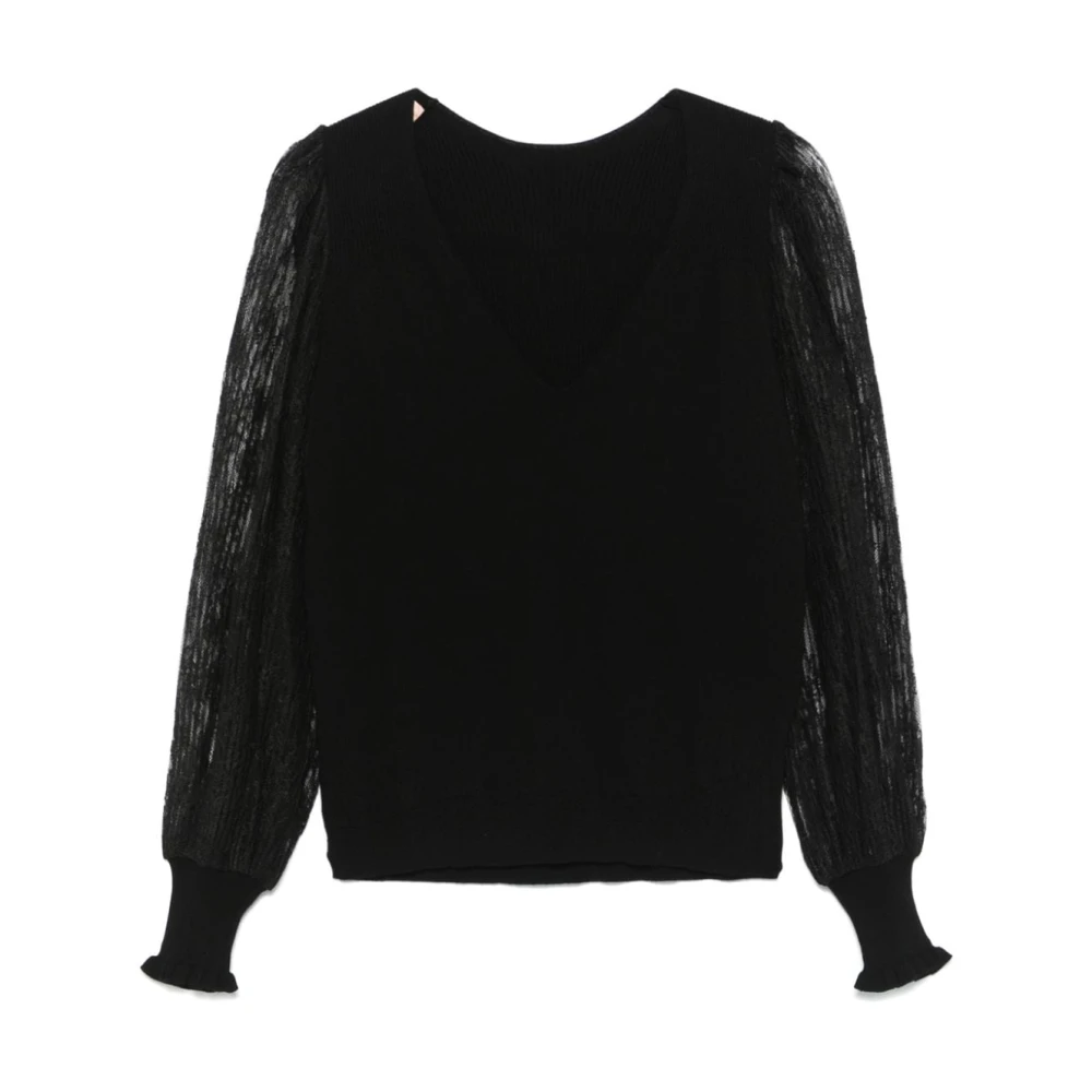 Twinset Zwart Sweater Set Black Dames