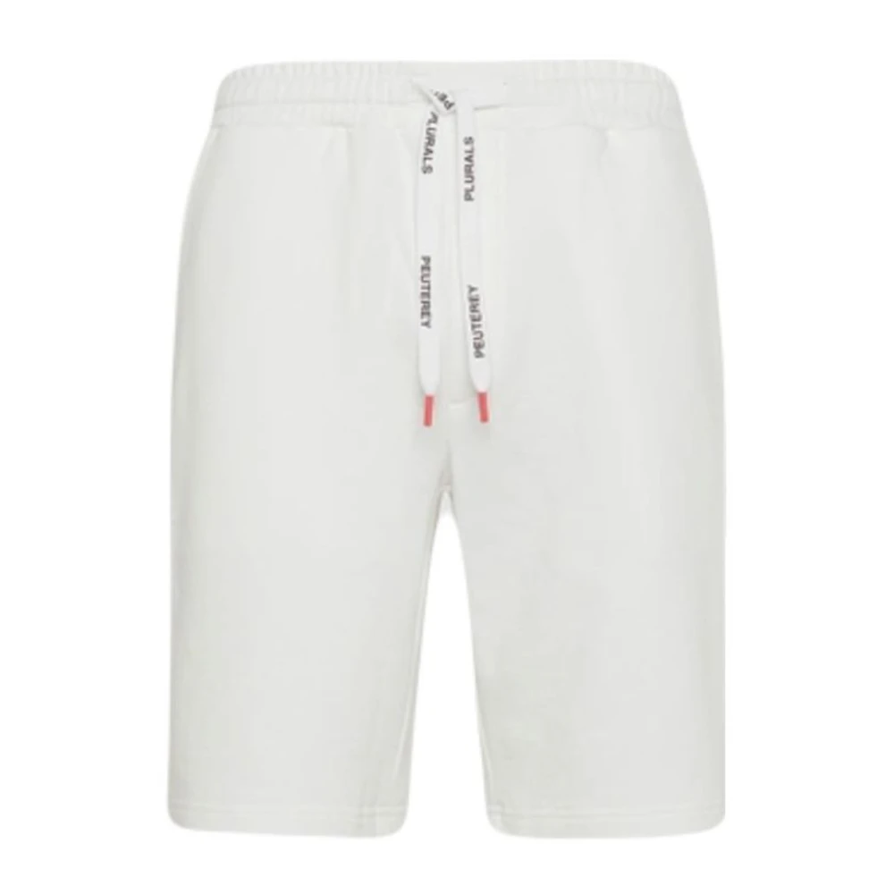 Peuterey Witte katoenen Bermuda shorts Lente Zomer 2024 White Heren
