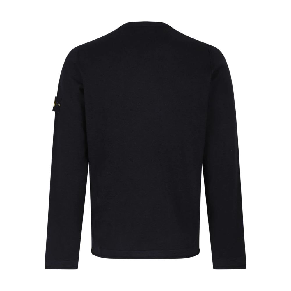 Stone Island Zwarte Kompasspeld Visserstrui Black Heren