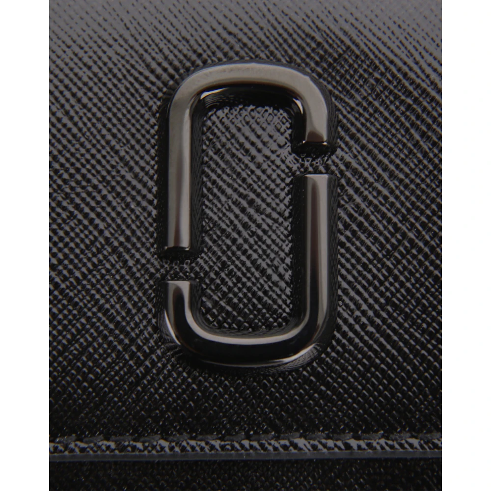 Marc Jacobs Zwarte Mini Trifold Portemonnee Black Dames