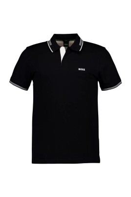 polo-raye-homme-noir