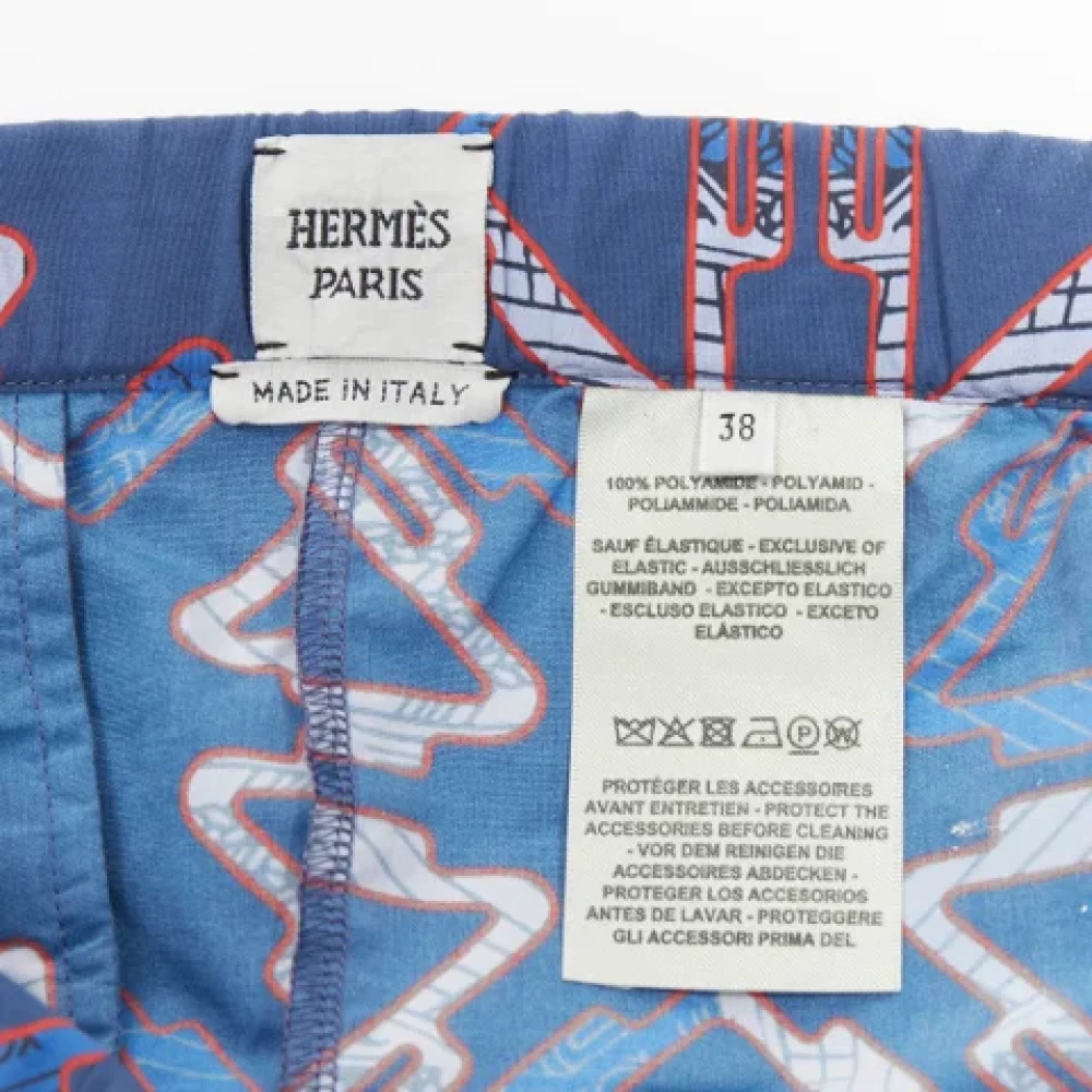 Hermès Vintage Pre-owned Fabric bottoms Multicolor Dames