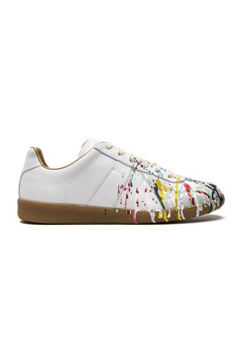 white-replica-paint-leather-sneakers
