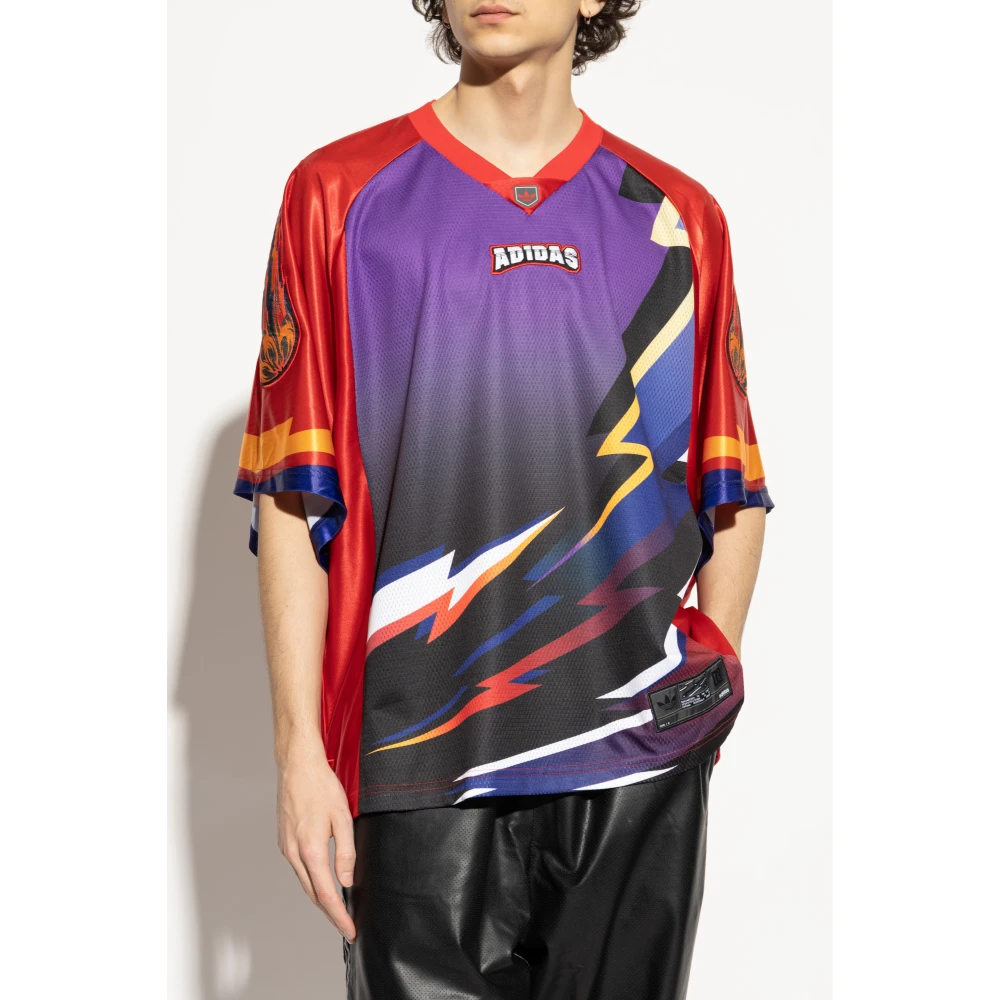 adidas Originals V-hals T-shirt Multicolor Heren