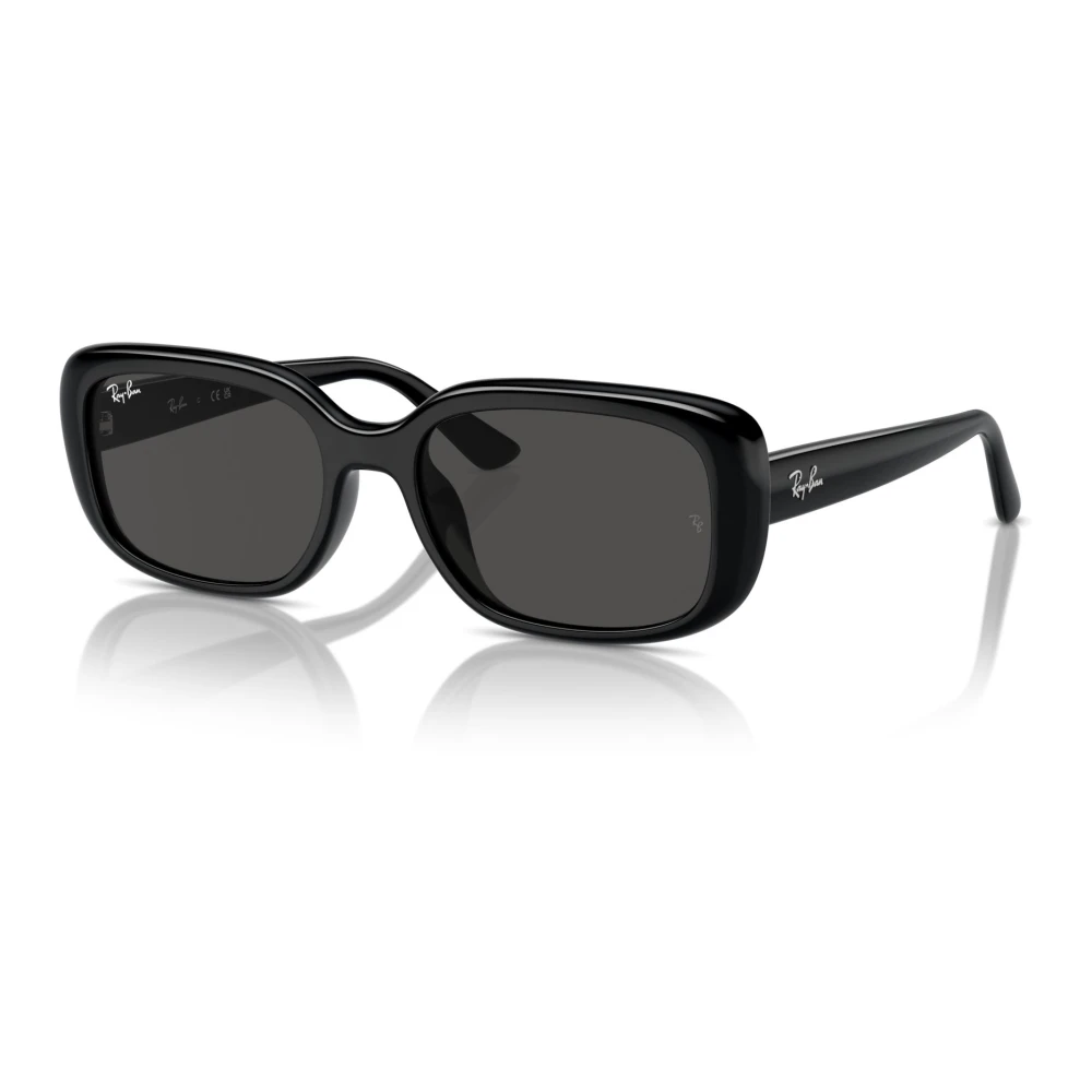Ray - Ban Unisex Grey Ray - Ban Rb4421d 667787 Sunglasses Acetate Black Pillow Normal - Image 7