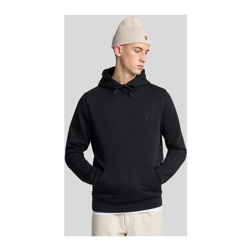 Lyle & Scott Middenlagen Superfijne Pullover Hoodie Brown Heren