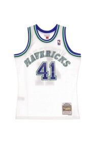 Canotta Basket NBA Swingman Jersey Hardwood Classics No41 Dirk Nowitzki 1998-99 Dalmav Home