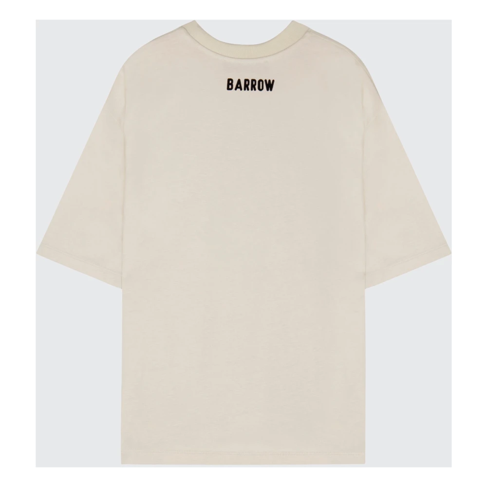 Barrow T-shirt met print White Unisex