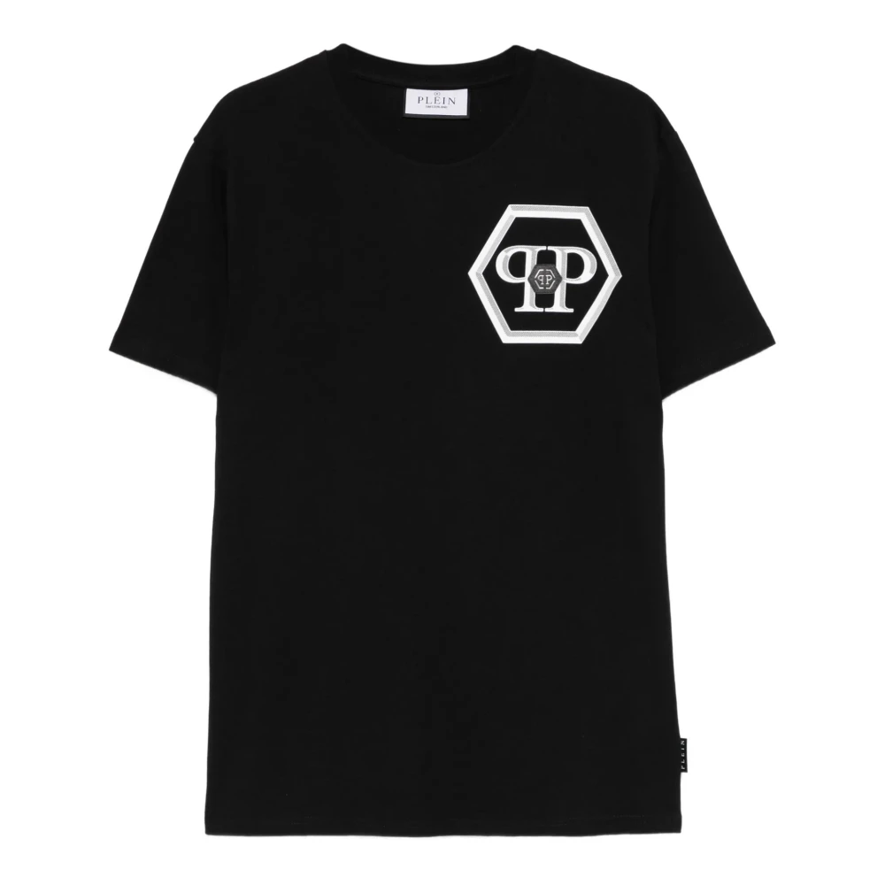 Philipp Plein Men's Black T-Shirts, Xl, T-Shirt With Logo