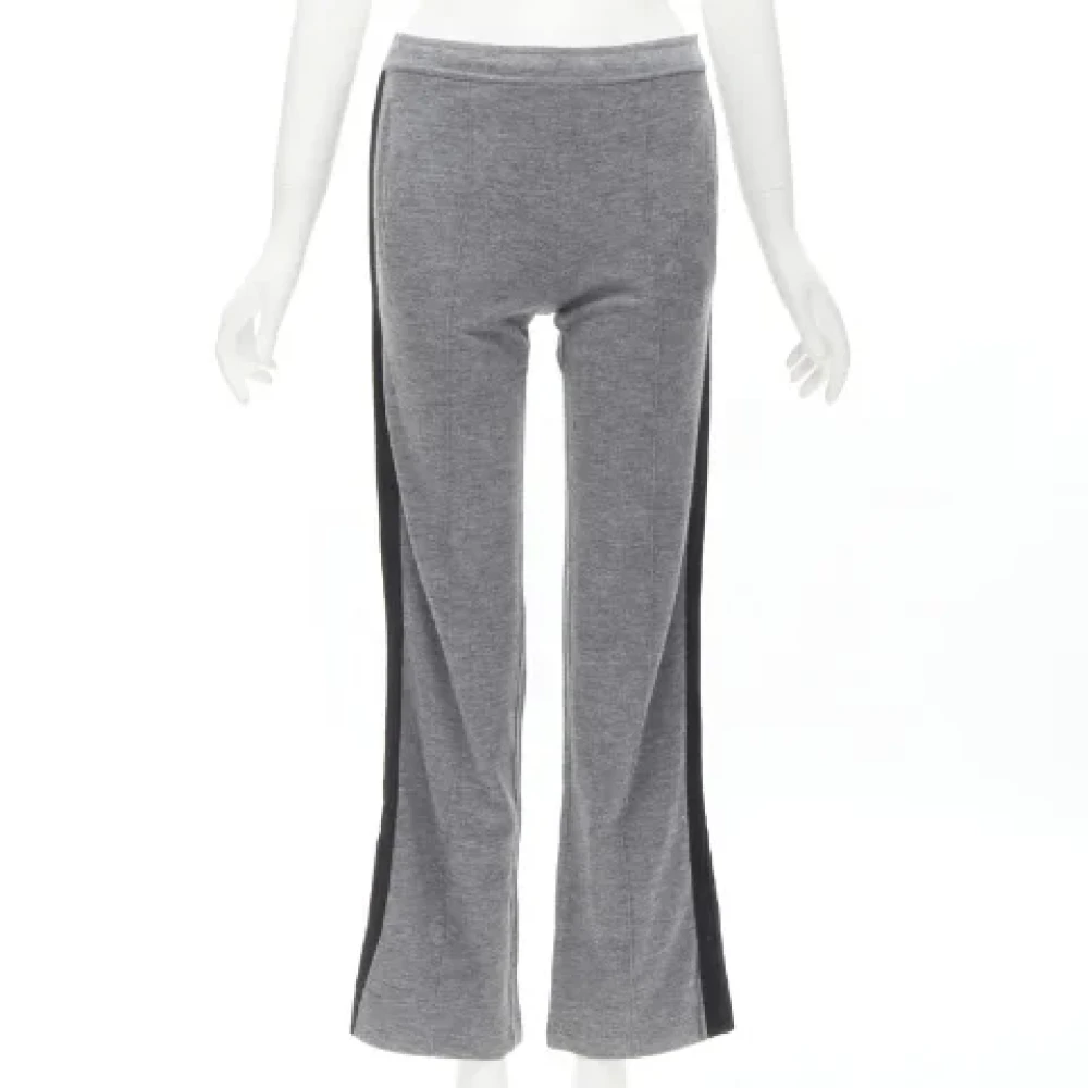 Gucci Vintage Pre-owned Cotton bottoms Gray Dames