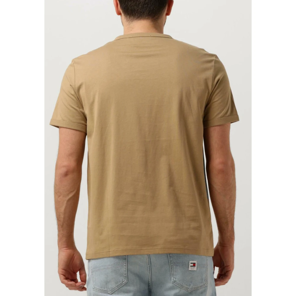 Fred Perry Heren Polo & T-shirts Ringer Tee Brown Heren