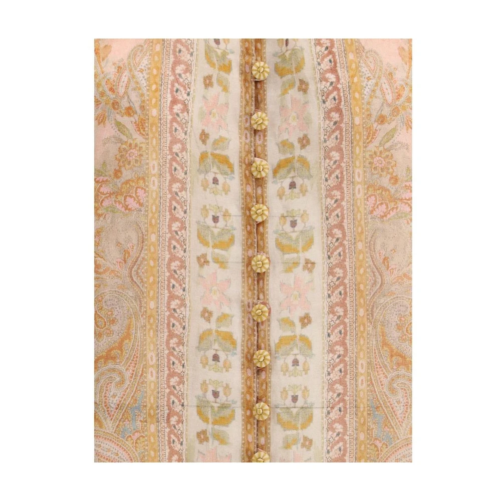 Zimmermann Paisley Print Billow Shirt Multicolor Dames
