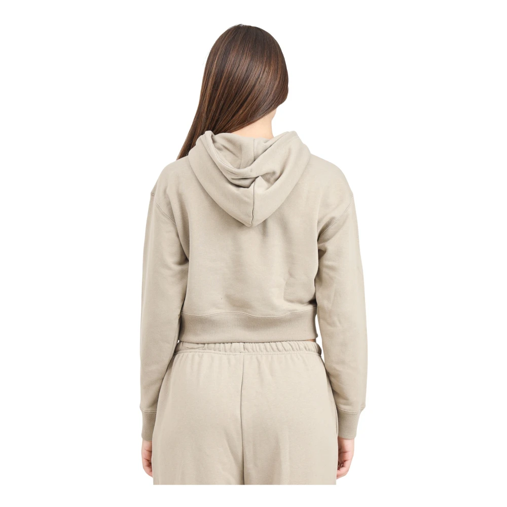 Puma Klassieke Beige Hoodie Sweater Gray Dames