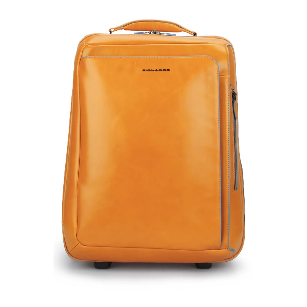 Piquadro Trolleytas voor computer en iPad Pro Yellow Unisex