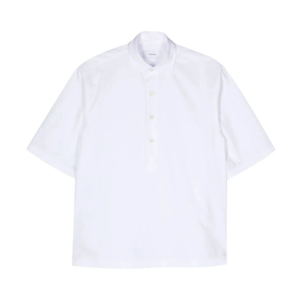 Lardini Klassieke Witte Polo Shirt White Heren