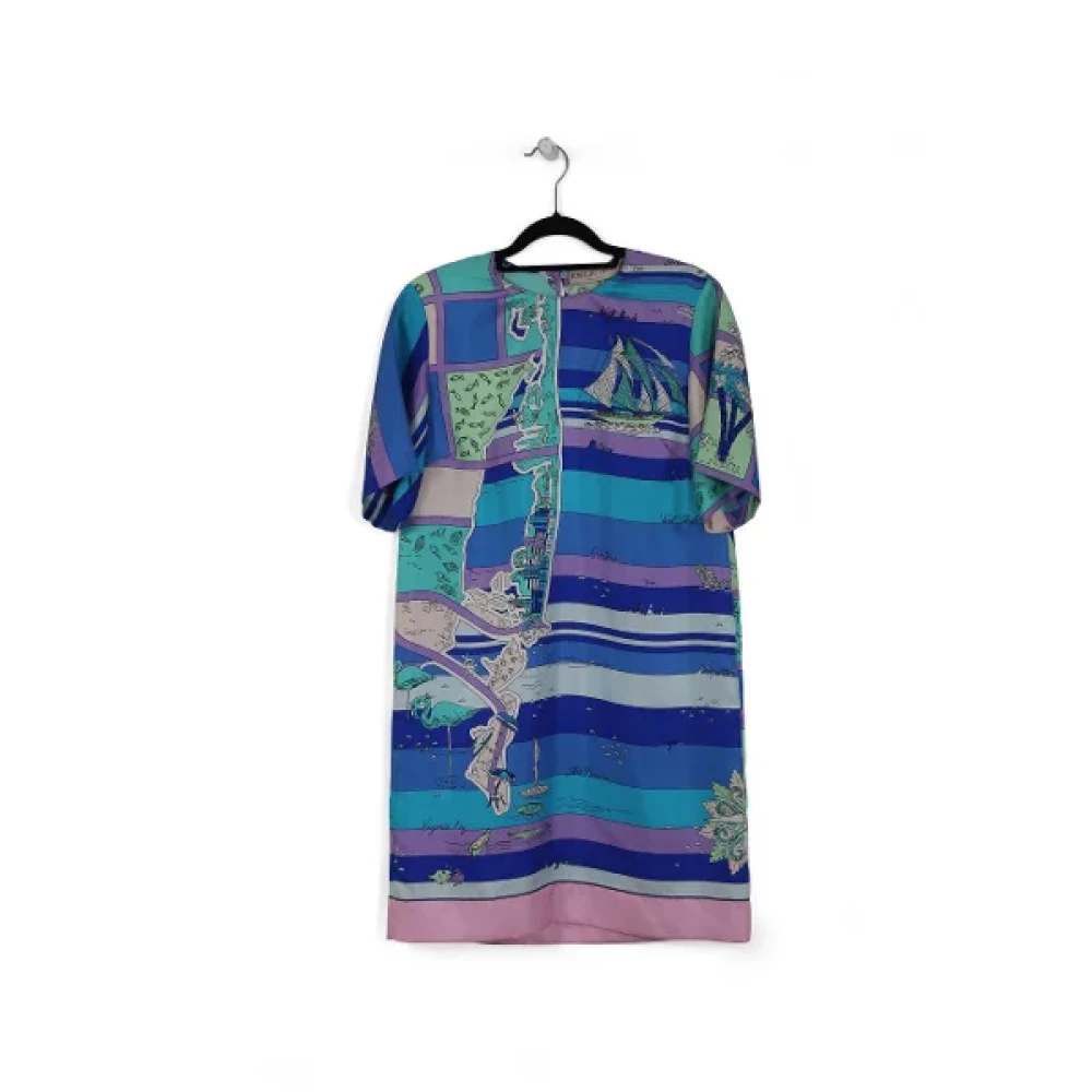 Emilio Pucci Pre-owned Silk dresses Multicolor Dames