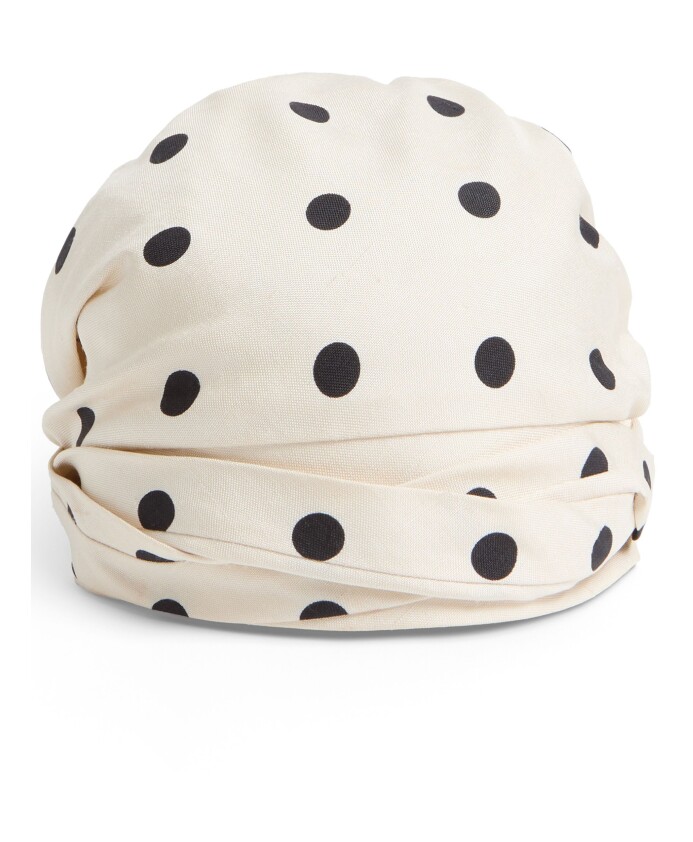 foulard-a-pois-avec-fronces