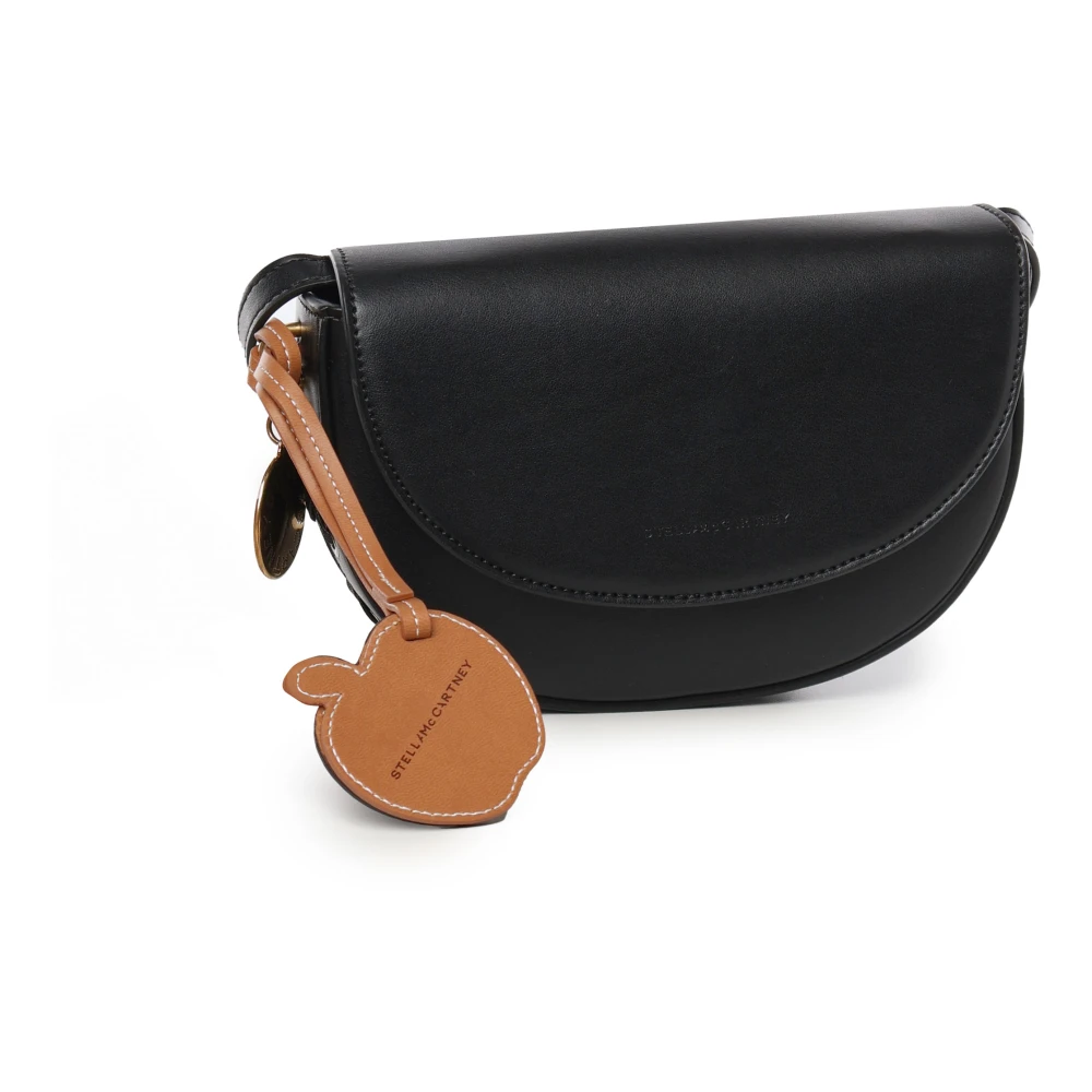 Stella Mccartney Vegan Zwarte Tassen met Appelbedel Black Dames