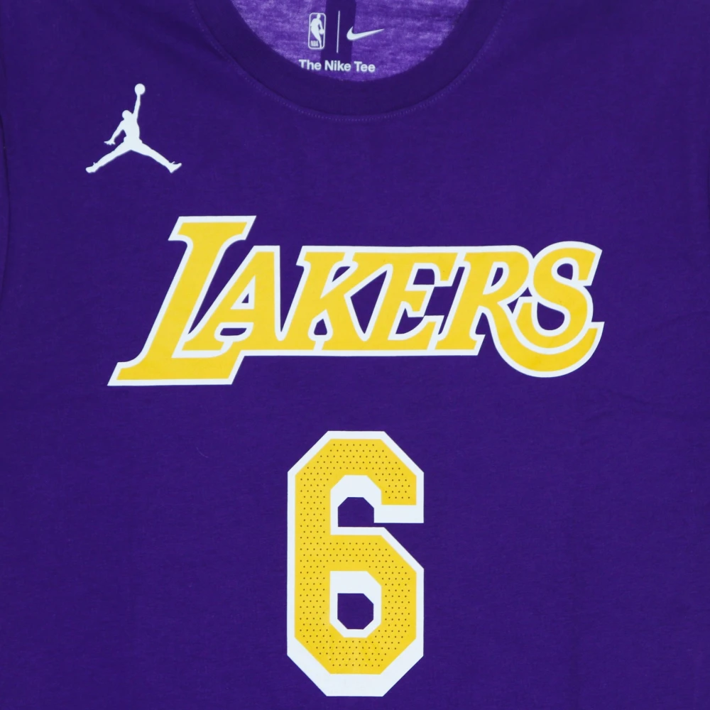 Nike LeBron James NBA Tee Purple Heren