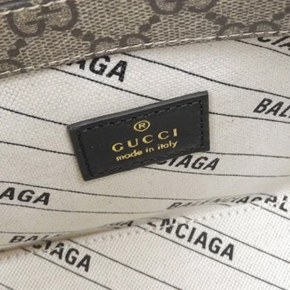 Gucci Vintage Pre-owned Fabric handbags Beige Dames