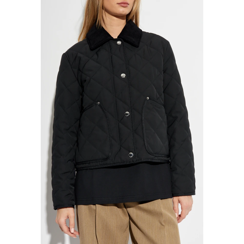 Burberry Gewatteerde jas Lanford Black Dames