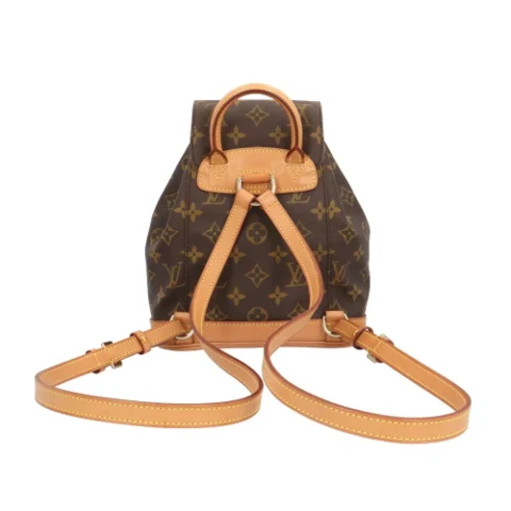 Louis Vuitton Vintage Pre-owned Canvas backpacks Brown Dames