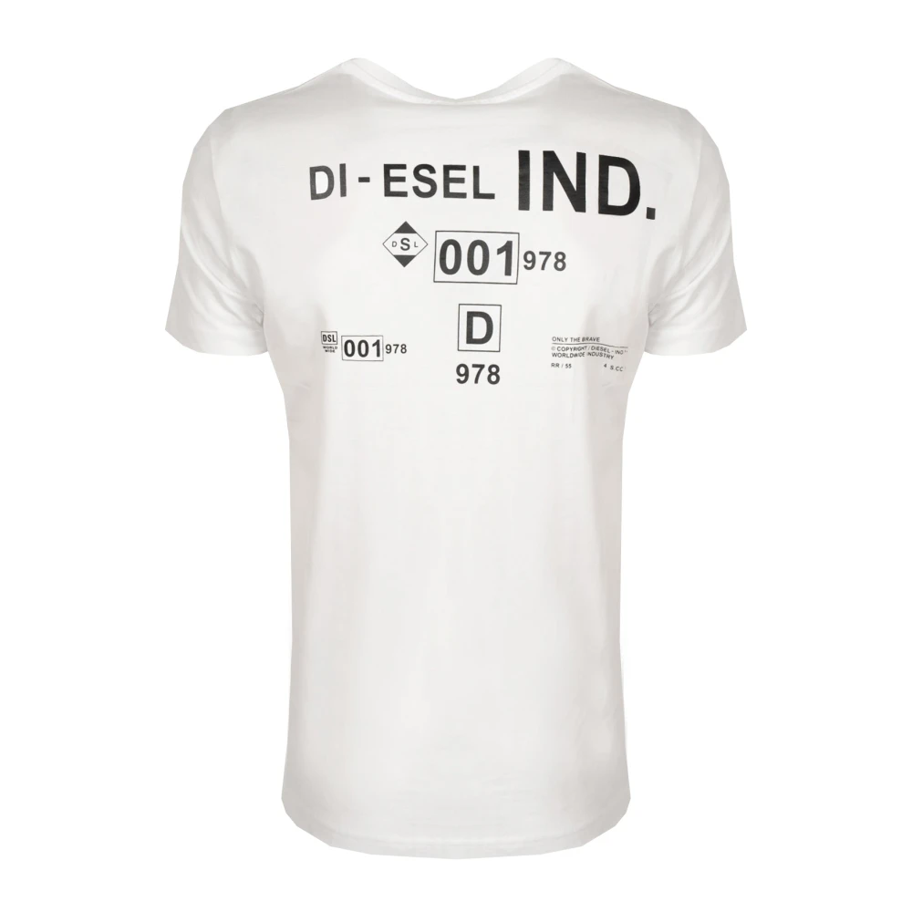 Diesel T-Shirts White Heren
