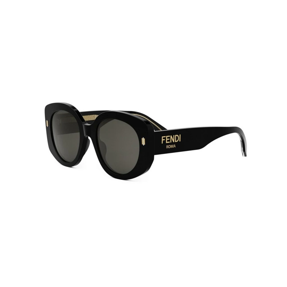 Fendi Unisex Black Sunglasses, 51 Mm, Roma Fe40137i 01A Sunglasses