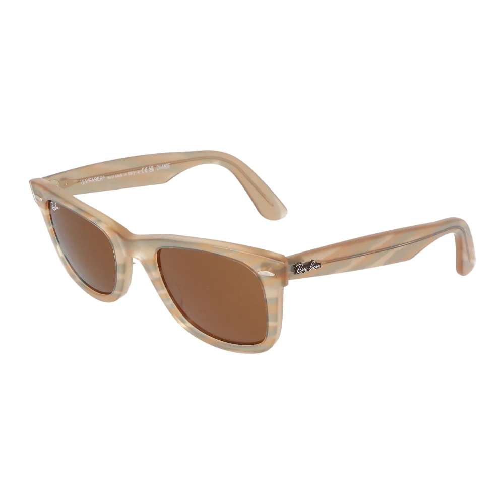 Ray-Ban Fyrkantig ram solglasögon RB 2140 Beige, Unisex